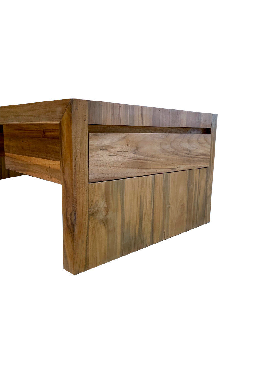 GINDO | Coffee table 2 drawers on sides