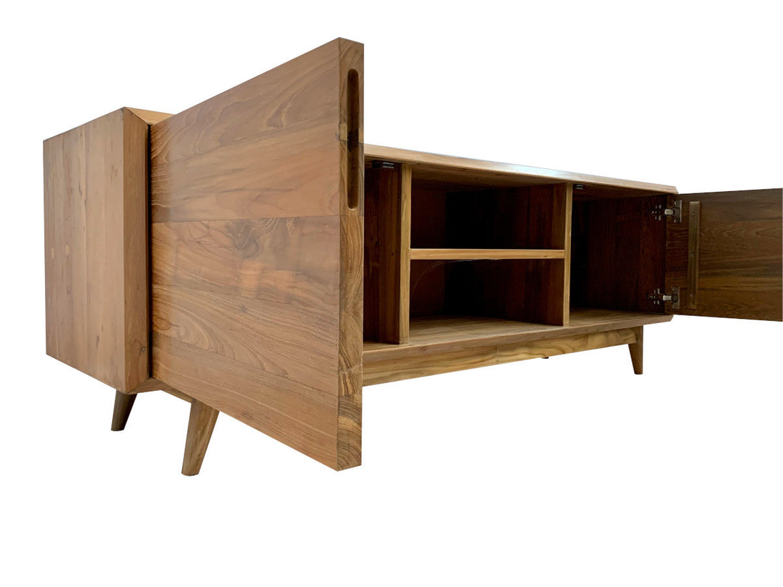 VINTO | 2 swing doors, vintage round legs