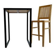 DREAMS | High table in recycled teak and iron