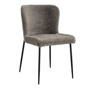 ELISA | Fabric and metal dining chair