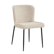 ELISA | Fabric and metal dining chair