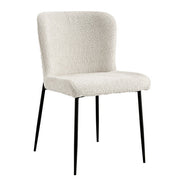 ELISA | Fabric and metal dining chair