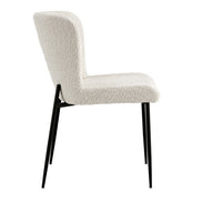 ELISA | Fabric and metal dining chair
