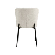 ELISA | Fabric and metal dining chair