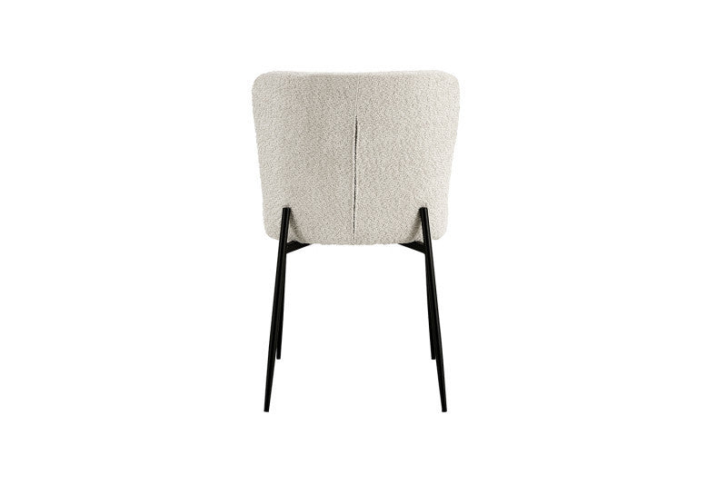 ELISA | Fabric and metal dining chair