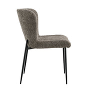 ELISA | Fabric and metal dining chair