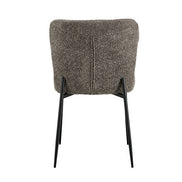 ELISA | Fabric and metal dining chair