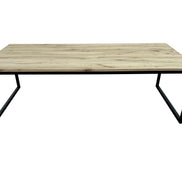 FINELI oak| Dining table with metal legs