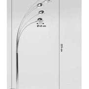 FIVE FINGERS DUO | Floor lamp 200 cm black Kare Design