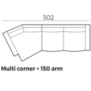 NORDIC | Fabric sofa