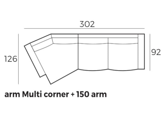 NORDIC | Fabric sofa