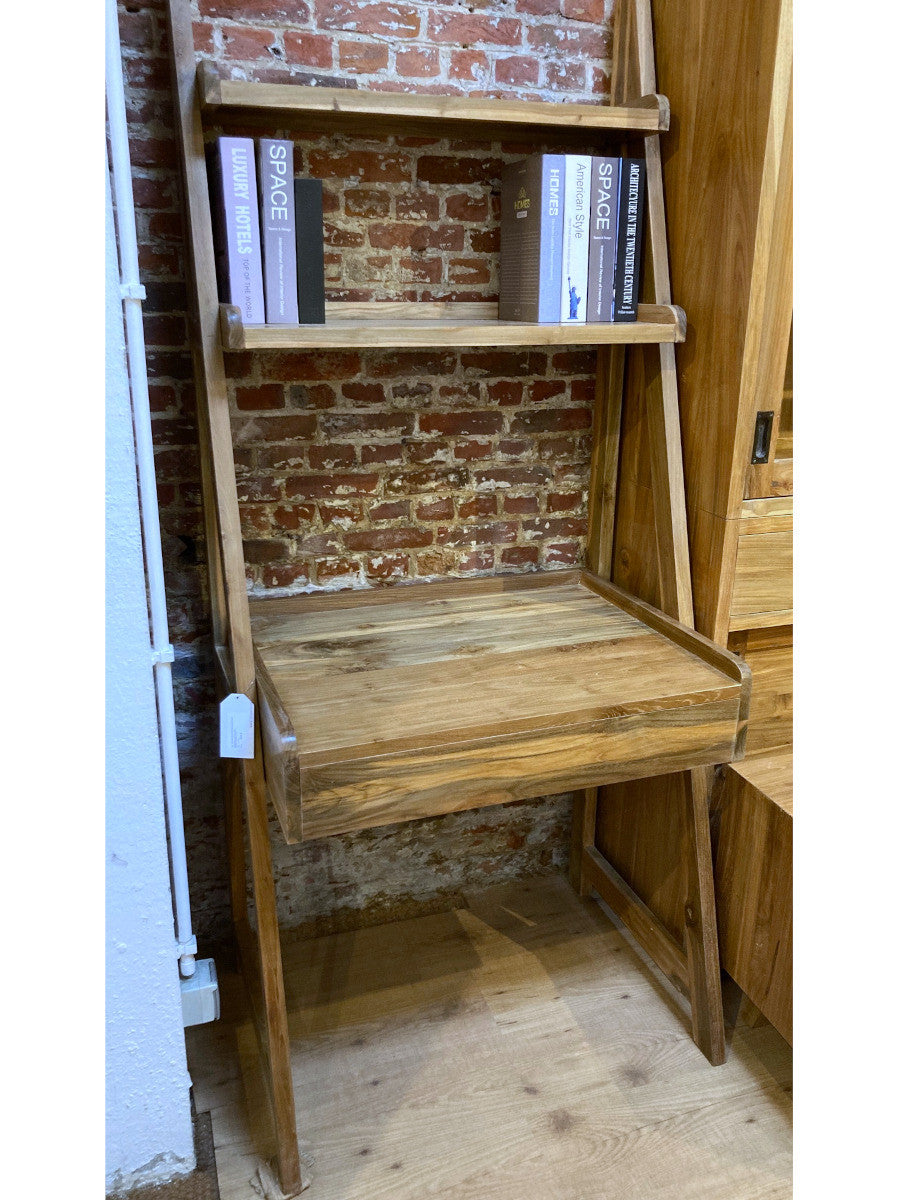 Wall ladder computer desk