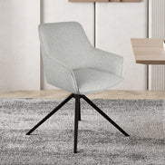 BLINIS | Swivel fabric chair