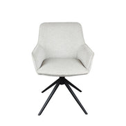 BLINIS | Swivel fabric chair