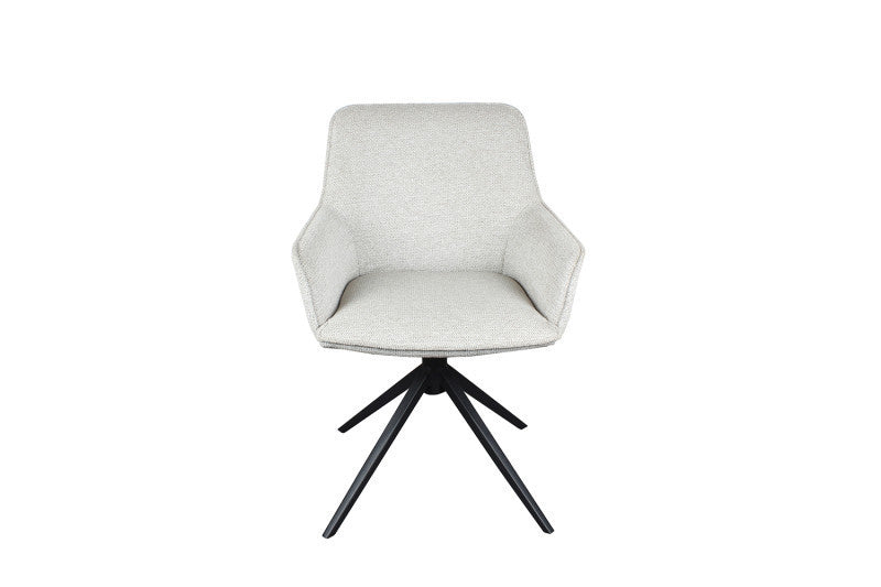 BLINIS | Swivel fabric chair