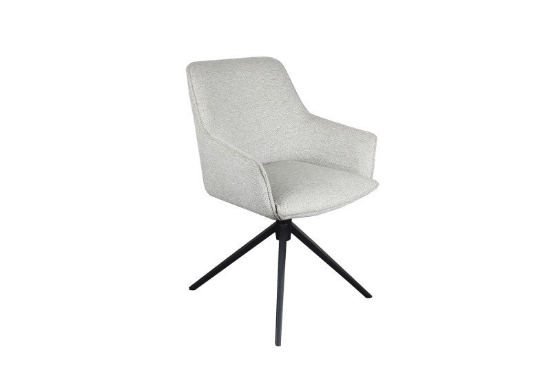 BLINIS | Swivel fabric chair