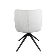 BLINIS | Swivel fabric chair