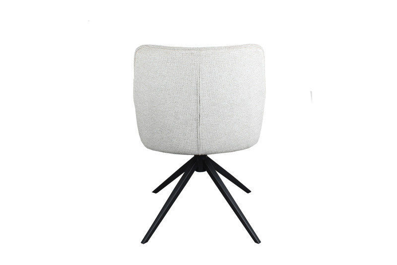 BLINIS | Swivel fabric chair