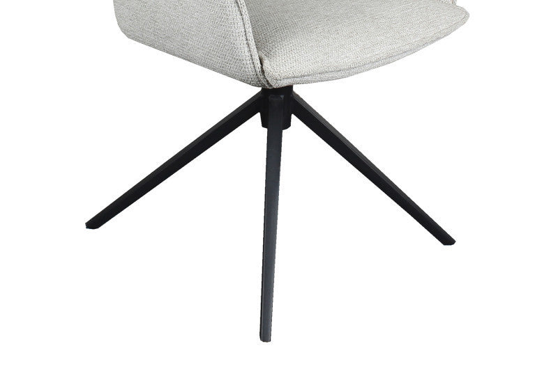 BLINIS | Swivel fabric chair