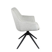BLINIS | Swivel fabric chair