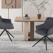 BLINIS | Swivel fabric chair