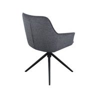 BLINIS | Swivel fabric chair