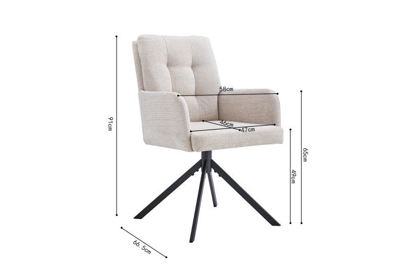 CANADA | Swivelling dining chair