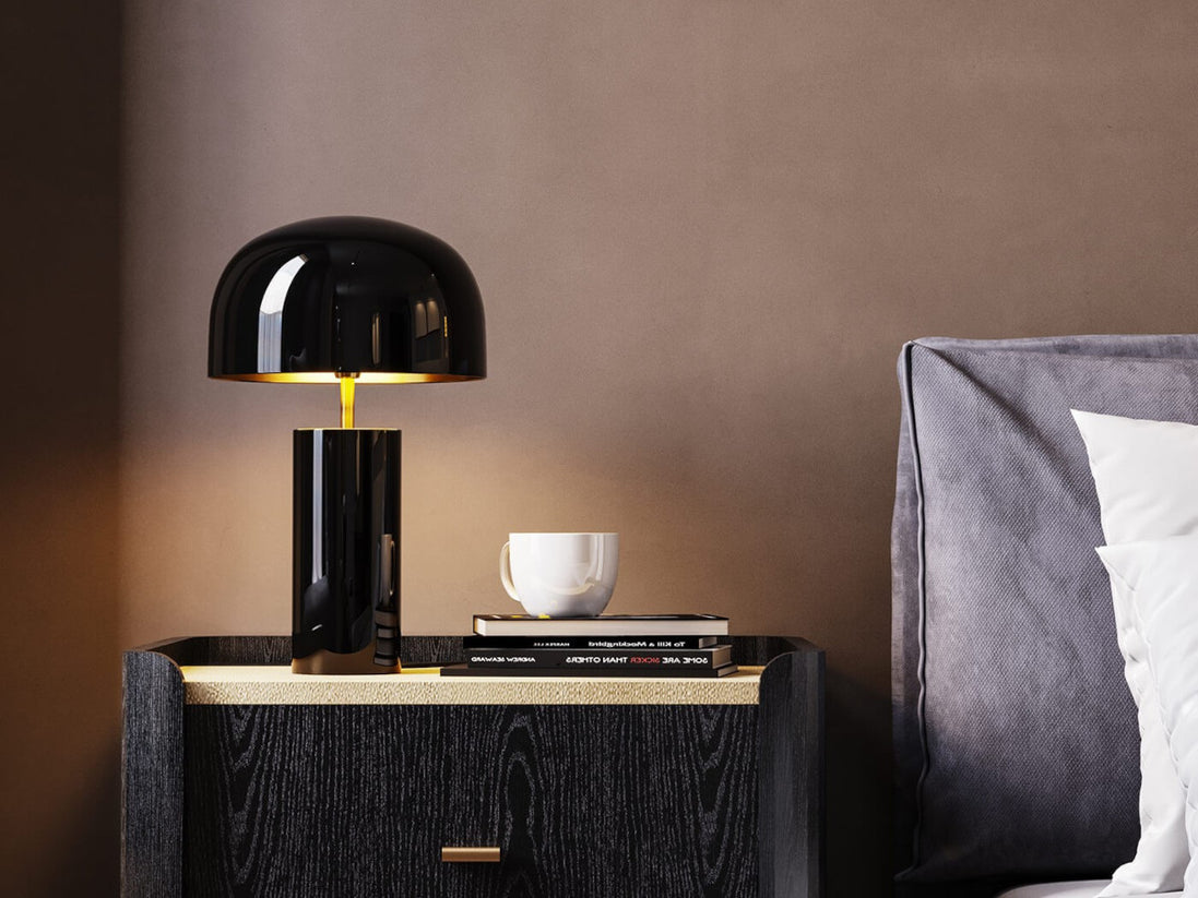 LOUNGY | Black Table Lamp KARE DESIGN