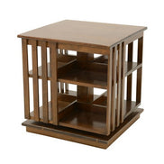 Small bookshelf with 2 shelves, slate design on sides