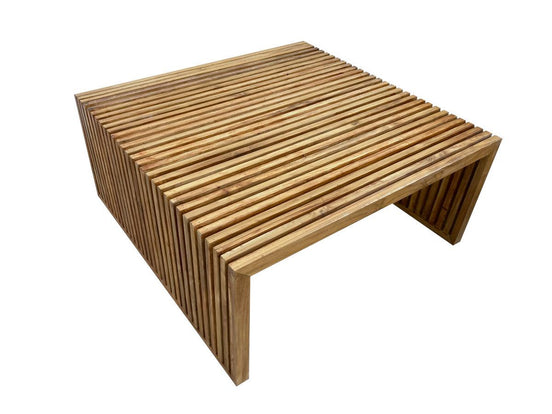 PINTO | N shape coffee table with slats