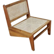 CENTARA | Vintage relax chair in reclaimed teak & rattan