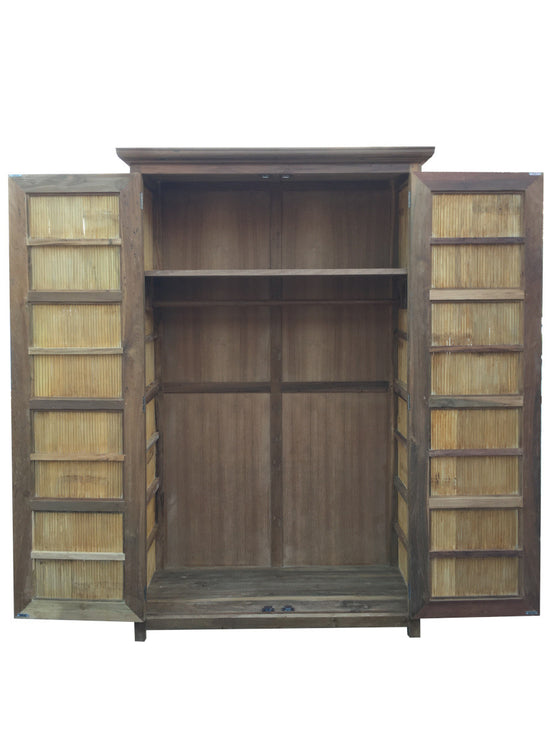 ANDY | Wardrobe in teak & bamboo