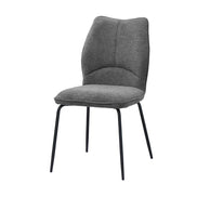 LARA | Fabric and metal dining chair