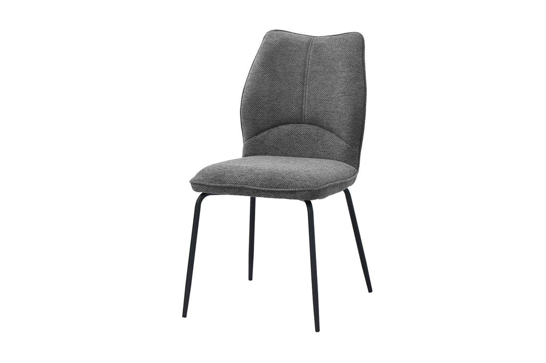 LARA | Fabric and metal dining chair