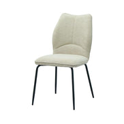LARA | Fabric and metal dining chair
