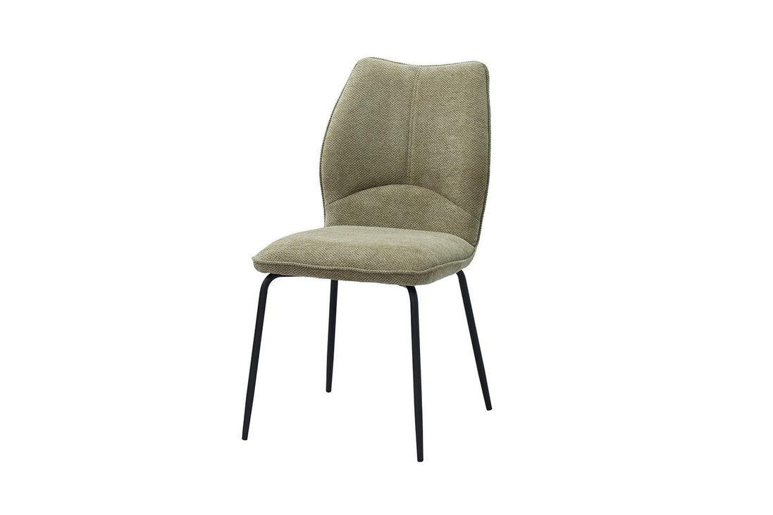 LARA | Fabric and metal dining chair