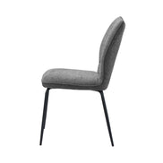 LARA | Fabric and metal dining chair