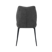 LARA | Fabric and metal dining chair