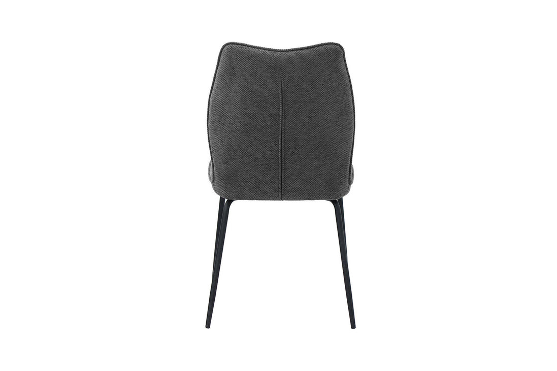 LARA | Fabric and metal dining chair