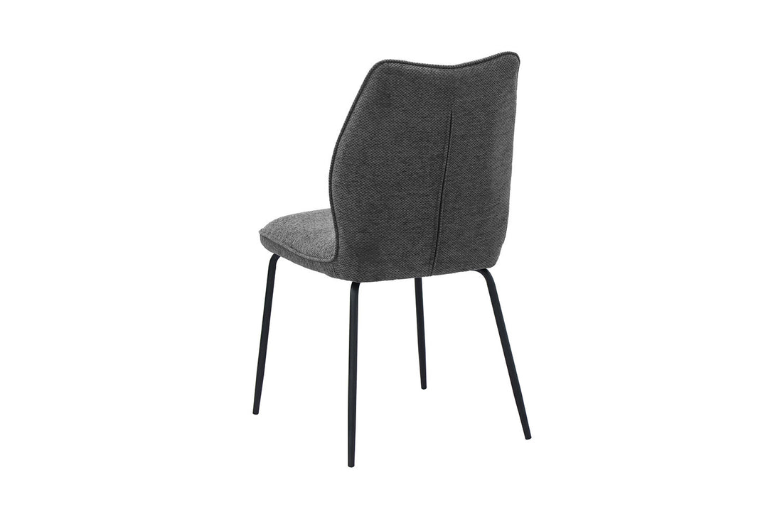 LARA | Fabric and metal dining chair