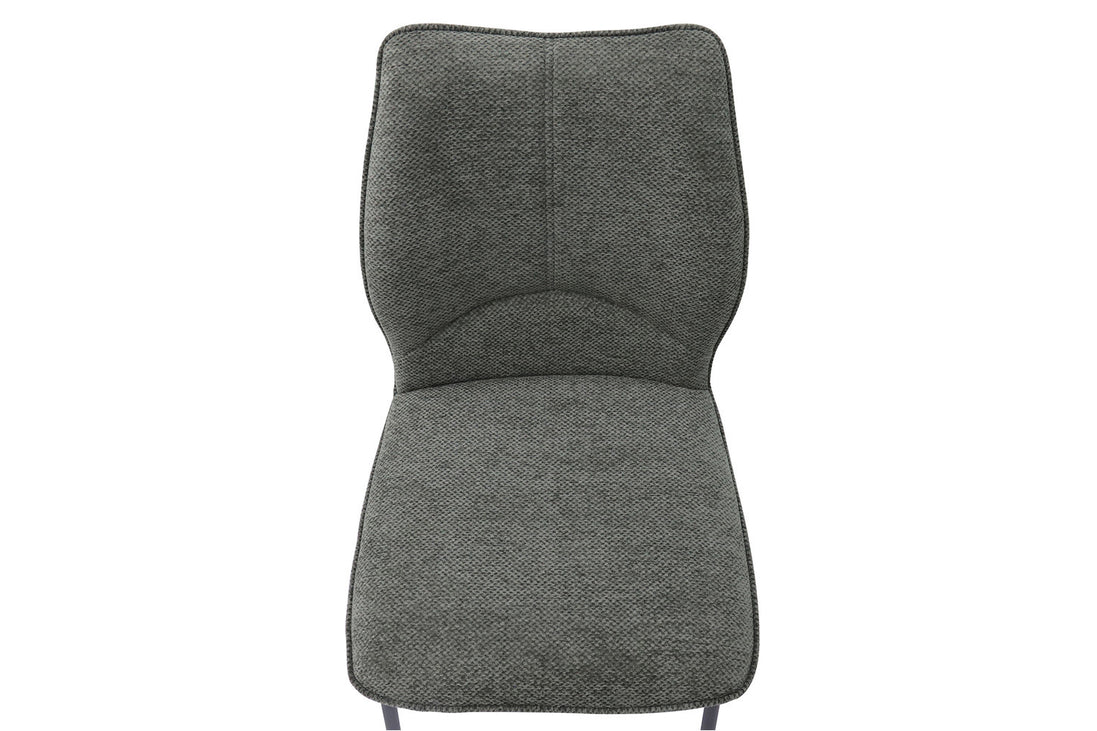 LARA | Fabric and metal dining chair