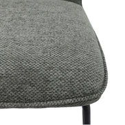LARA | Fabric and metal dining chair
