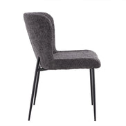 ELISA | Fabric and metal dining chair