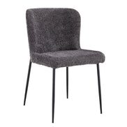 ELISA | Fabric and metal dining chair