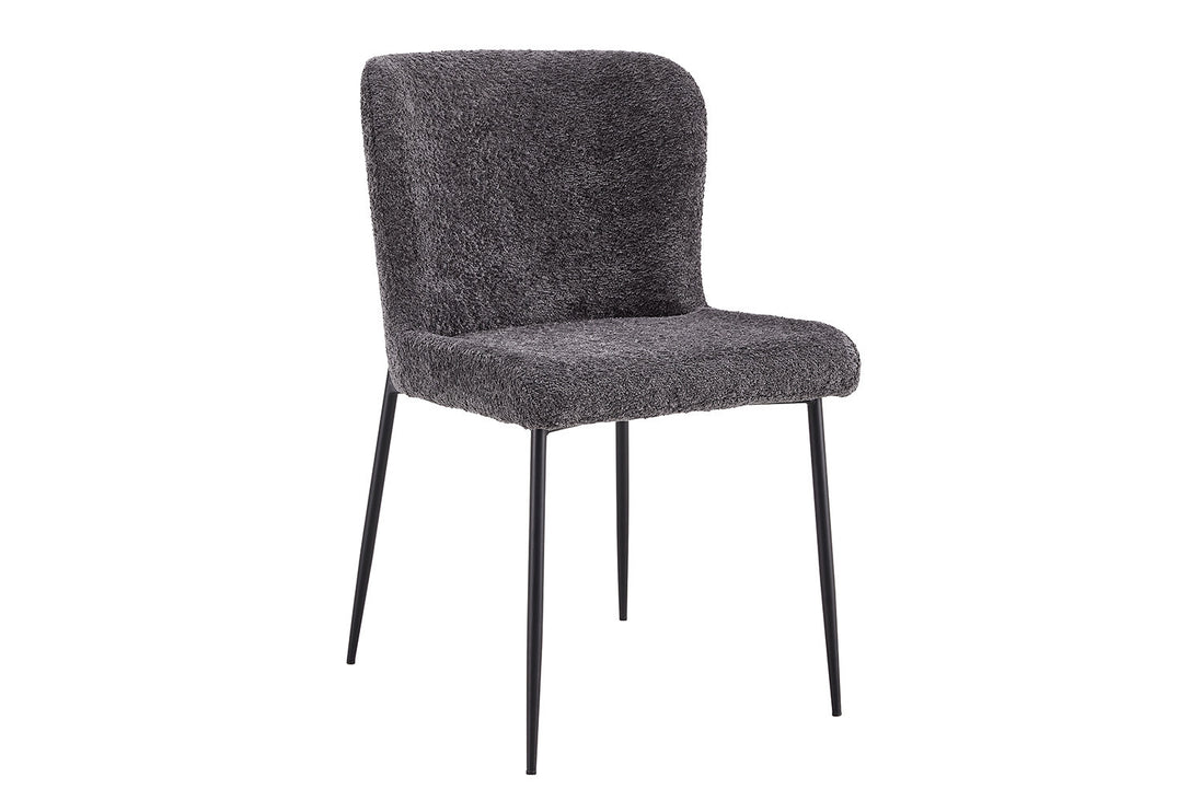 ELISA | Fabric and metal dining chair