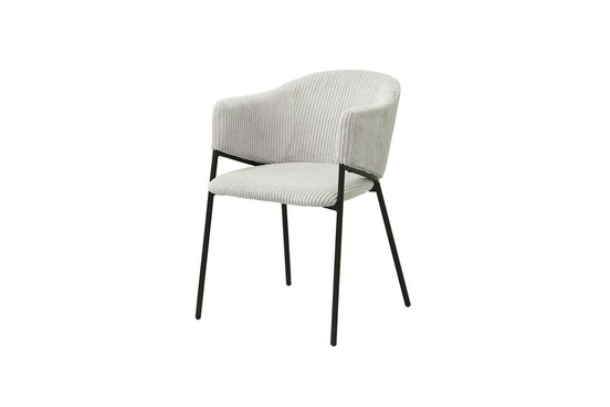 HUGO | Corduroy Chair Light gray