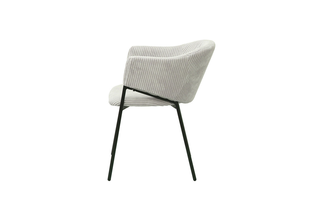 HUGO | Corduroy Chair Light gray