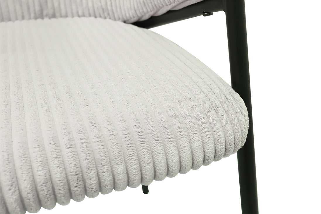 HUGO | Corduroy Chair Light gray