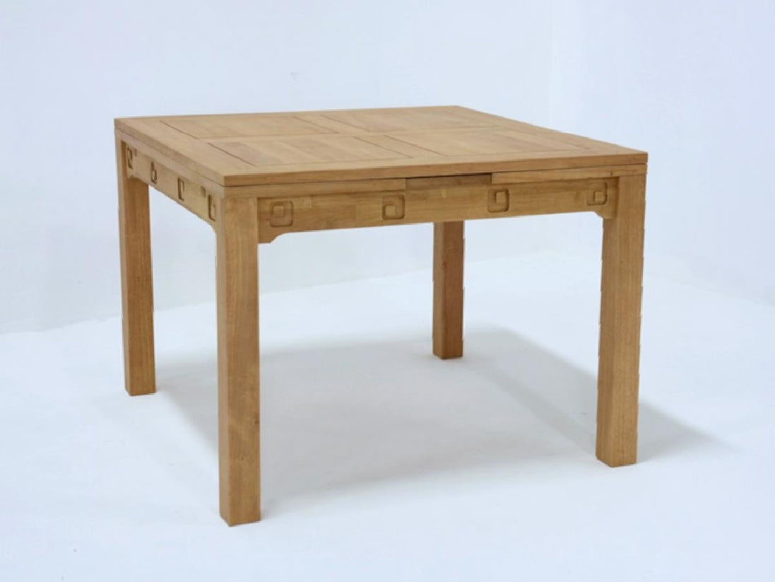 Table de salle à manger, avec 2 rallonges à l'italienne