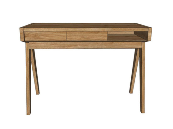 Vintage desk 2 drawers